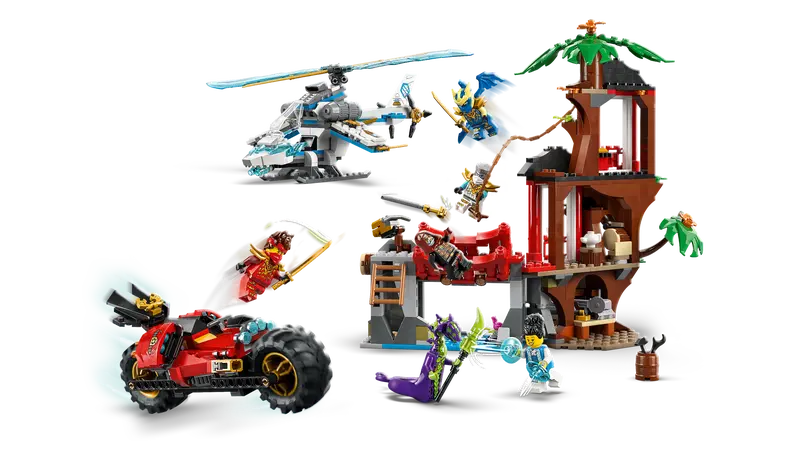 LEGO Ninja Vehicle Tree House Battle 71857
