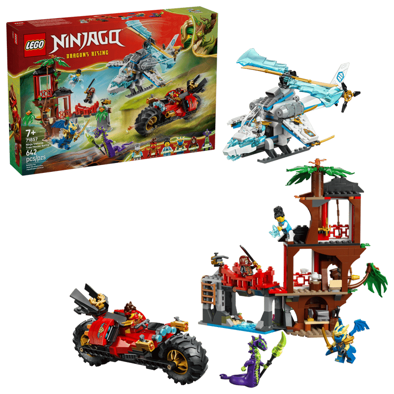 LEGO Ninja Vehicle Tree House Battle 71857