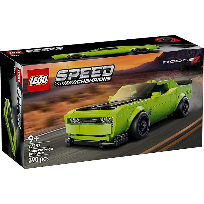 LEGO Speed Champions Dodge Challenger SRT Hellcat Sports Car Toy 77237
