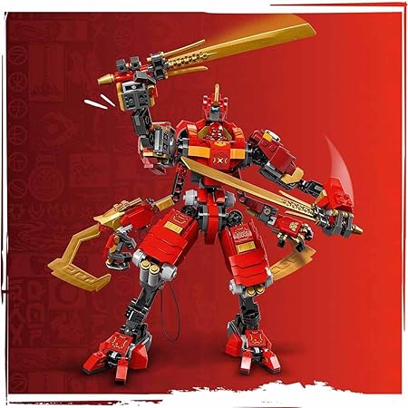 LEGO NINJAGO Kai’s Ninja Climber Mech Toy Set 71812