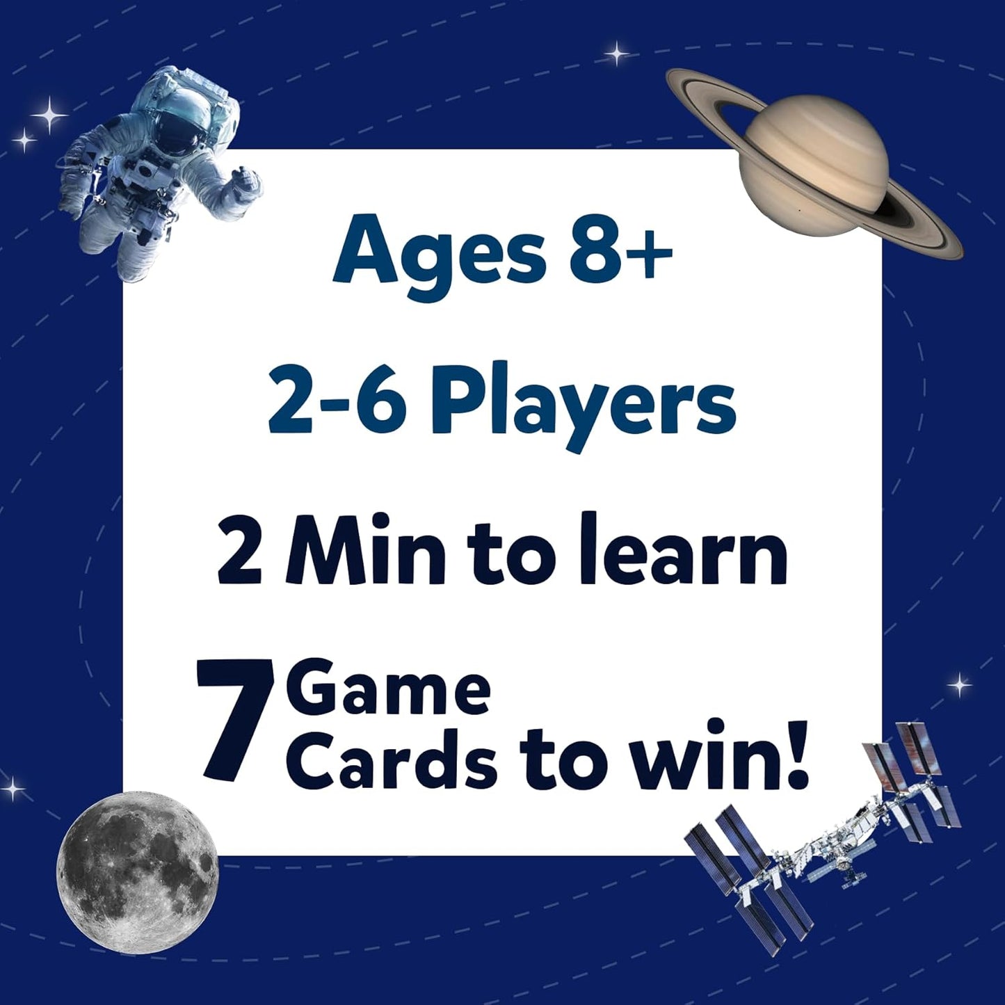 Skillmatics Guess in 10 NASA Space, Perfect for Boys, Girls, Kids & Families Who Love Card Games, Educational Toys, Travel Games, Gifts for Ages 8, 9, 10 and Up(PACK OF 5)