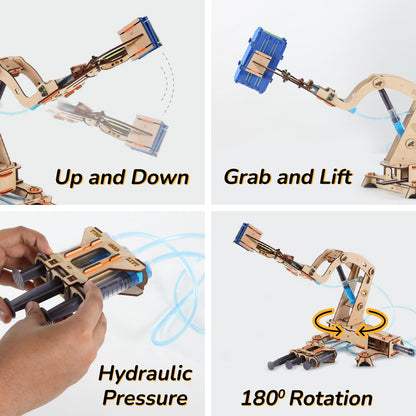 Smartivity Hydraulic Crane, STEM DIY Fun Toy, Educational & Construction Based Activity Game Kit for Kids 6 to 14, Best Birthday Gift for Boys &...(PACK OF 6)
