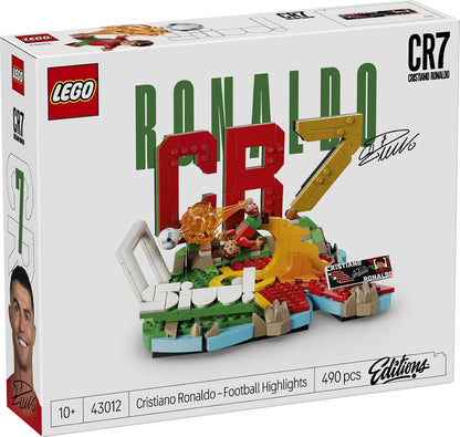 LEGO Editions 43012 Cristiano Ronaldo Football Highlights Display Building Set, 490 Pieces, 10+