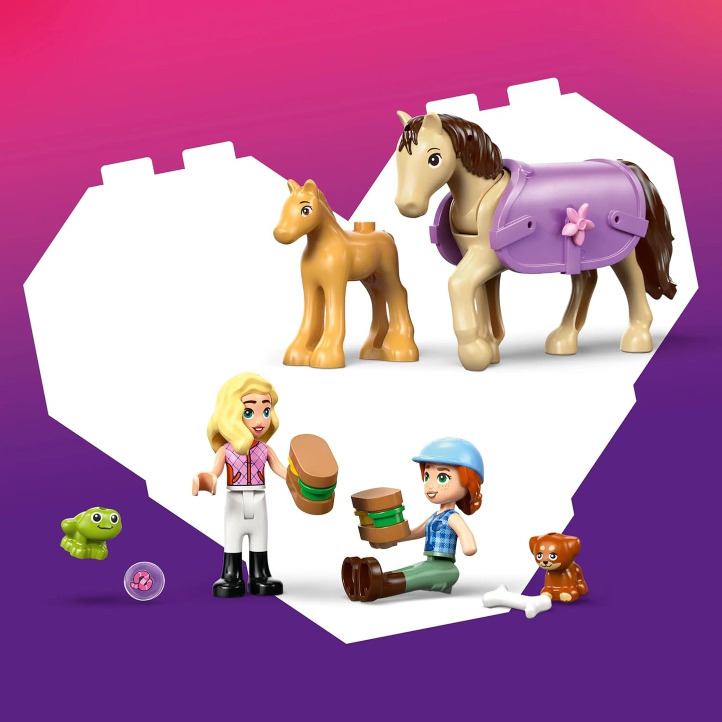 LEGO Friends Horse & Baby Foal Trailer Toy  42695