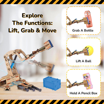 Smartivity Hydraulic Crane, STEM DIY Fun Toy, Educational & Construction Based Activity Game Kit for Kids 6 to 14, Best Birthday Gift for Boys &...(PACK OF 6)
