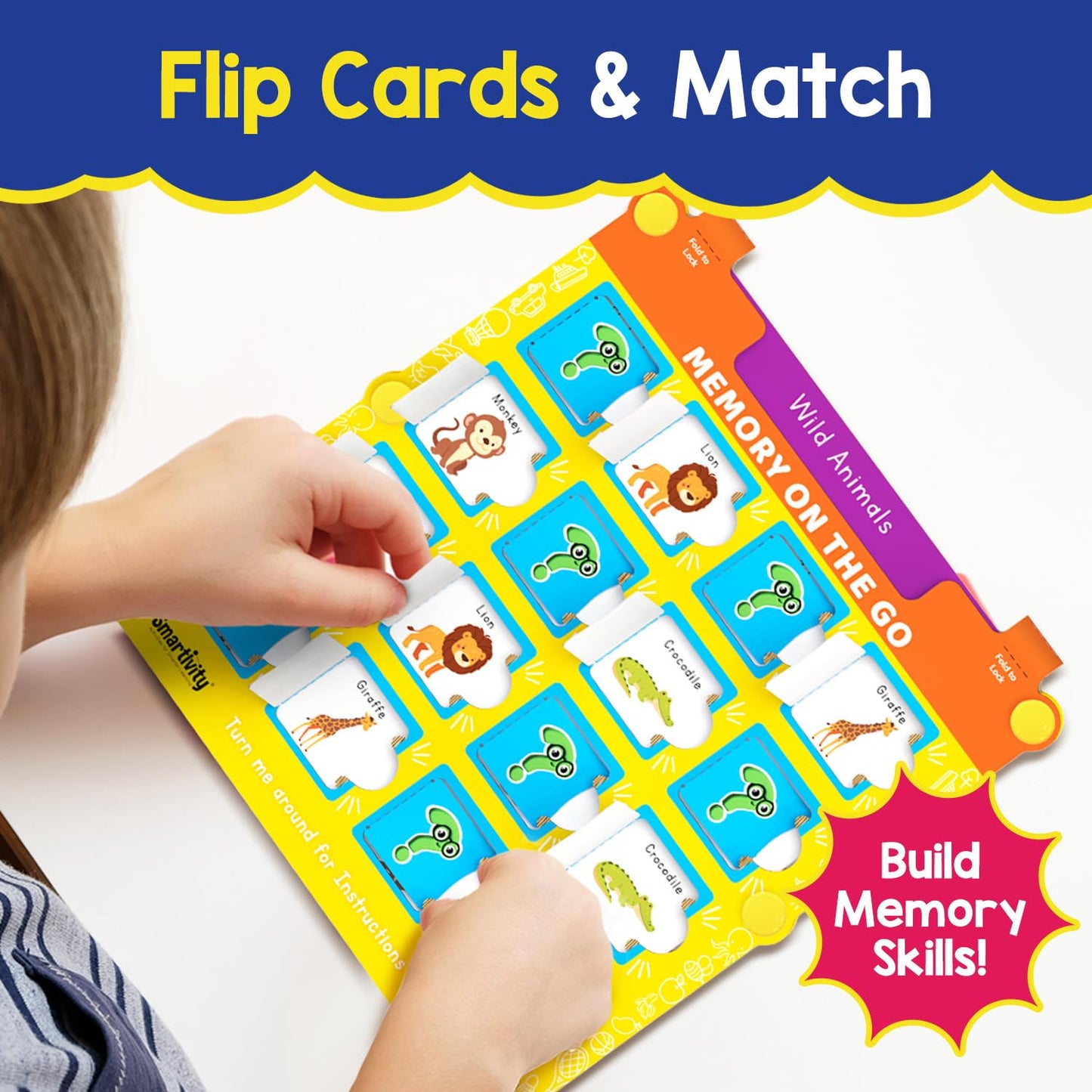 Smartivity Memory Game for Kids Ages 3+ Years | Fun Matching Game - 12 Theme Cards & 3 Level Challenges I Birthday Gift for Boys & Girls I Preschool Learning Toy for 3,4,5,6 Years Age(PACK OF 6)