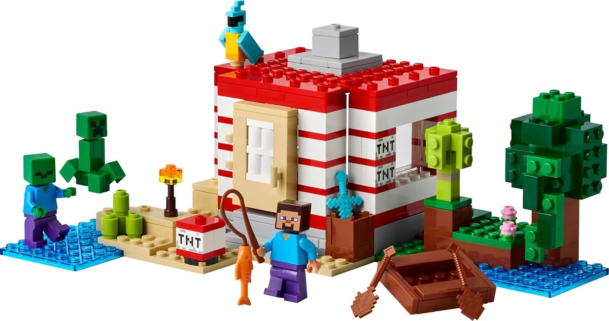 LEGO Minecraft 21275 The TNT Jungle Trap Building Set