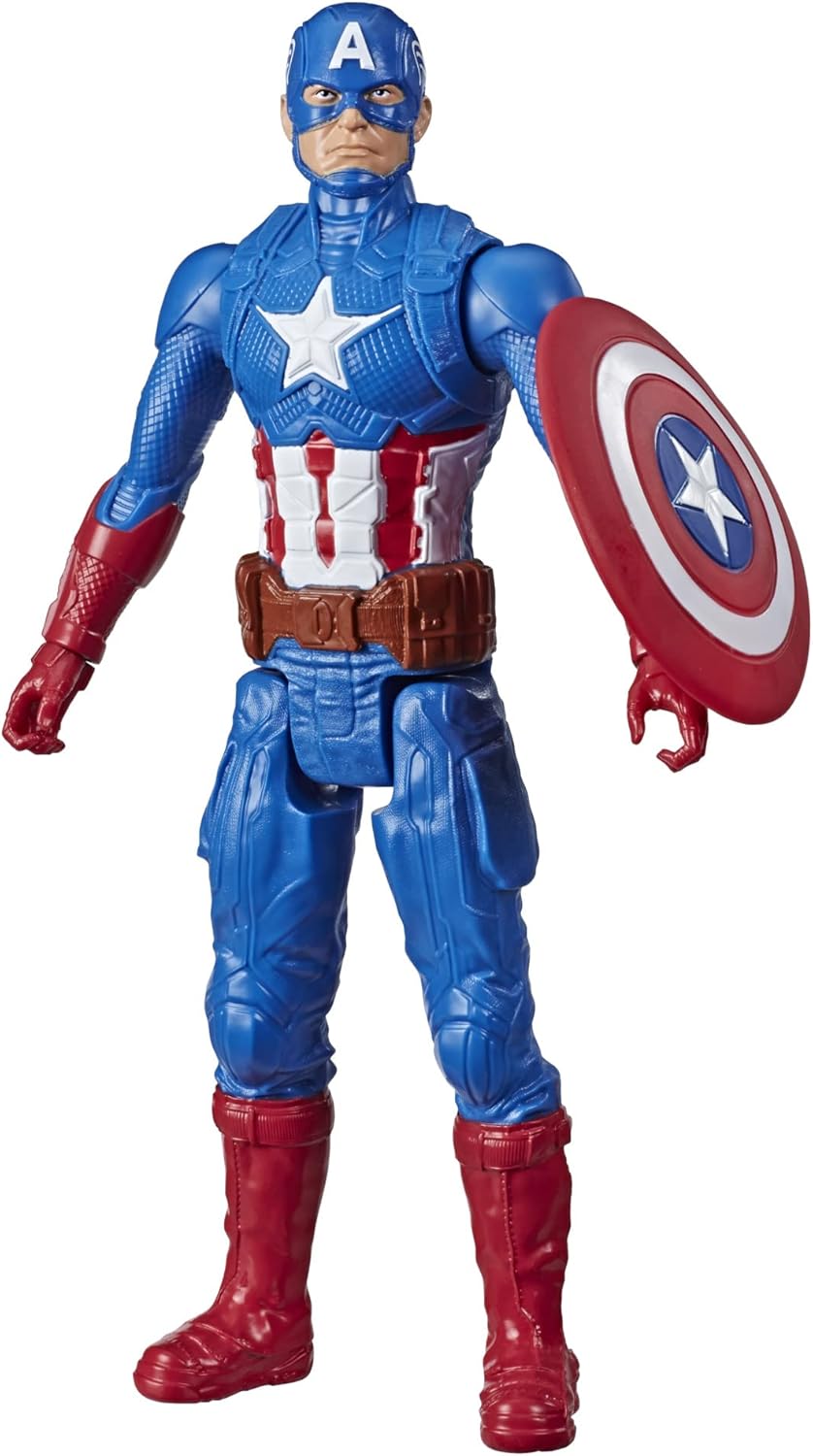 Marvel Avengers Captain America Action Figure – Titan Hero Series Superhero Toy