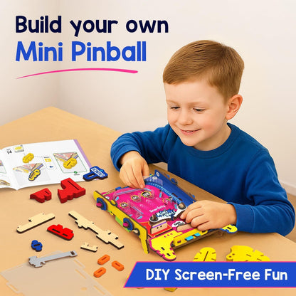 Smartivity Mini Pinball Game for Kids Ages 6-7-8-9-10-11-12 Years | Build Your Own Hand-Held Pinball I Birthday Gift for Boys & Girls | DIY Toy for Kids 6-12 Years Old IScreen Free Play(PACK OF 6)
