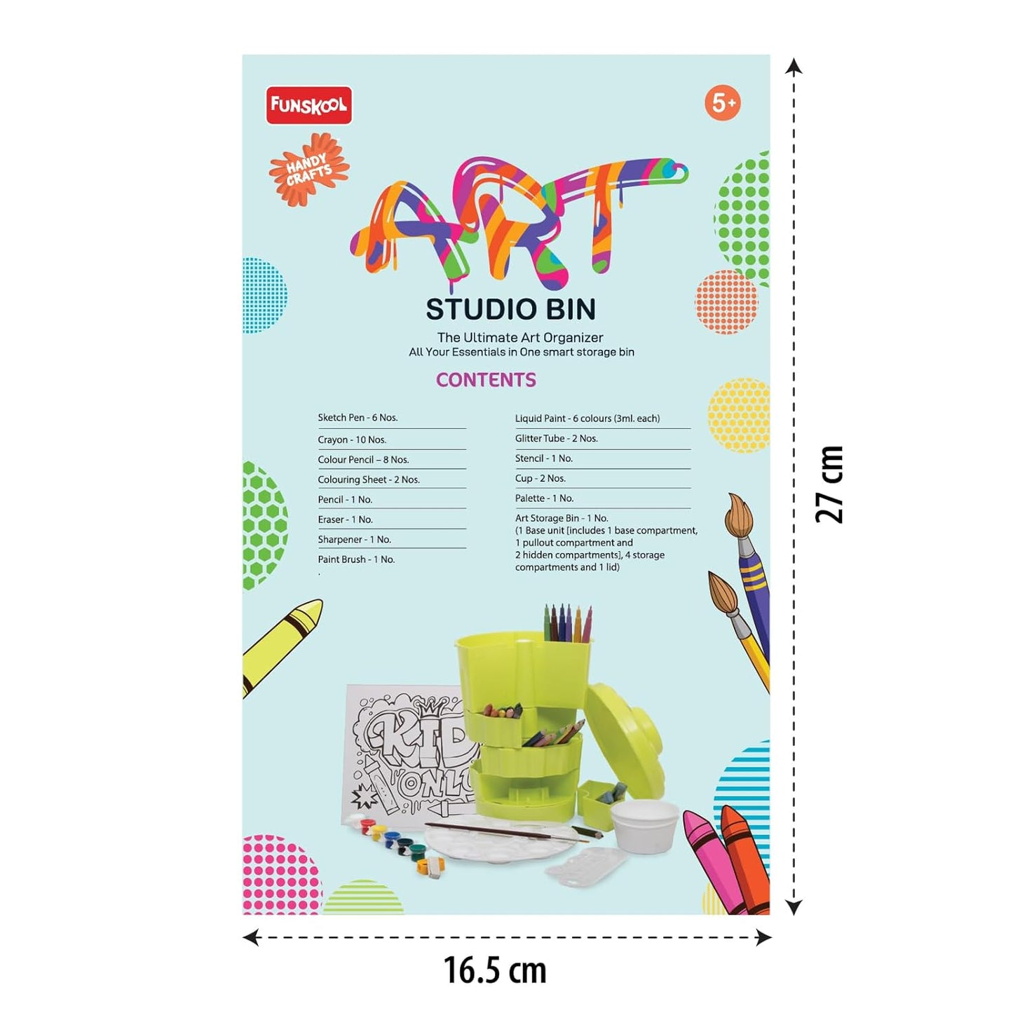 Handycrafts Art Studio Bin (PACK OF 6)