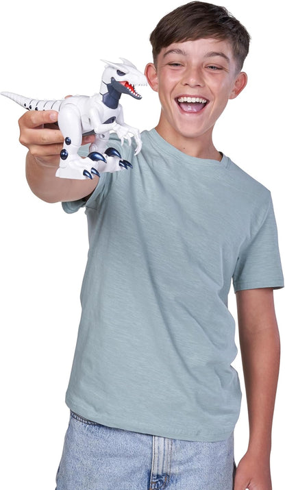 Robo Alive Dino Raptor Robotic Toy by ZURU, Electronic Robot Dinosaur for Boys - Interactive Walking & Running Pet
