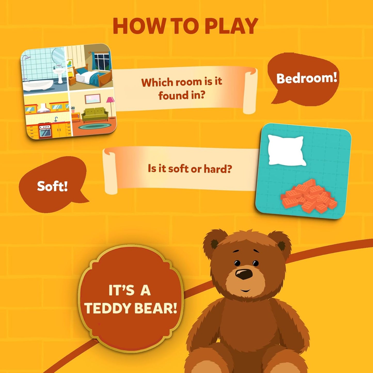 Skillmatics Card Game - Guess in 10 Junior Inside My House, Quick Game of Smart Questions, Gifts & Fun Learning for Ages 3 to 6(PACK OF 5)