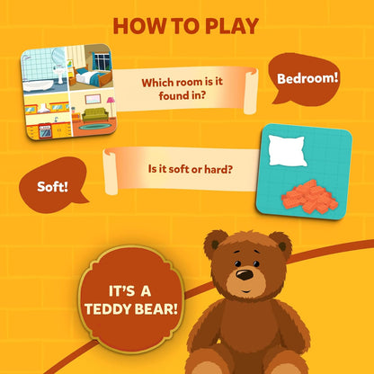 Skillmatics Card Game - Guess in 10 Junior Inside My House, Quick Game of Smart Questions, Gifts & Fun Learning for Ages 3 to 6(PACK OF 5)