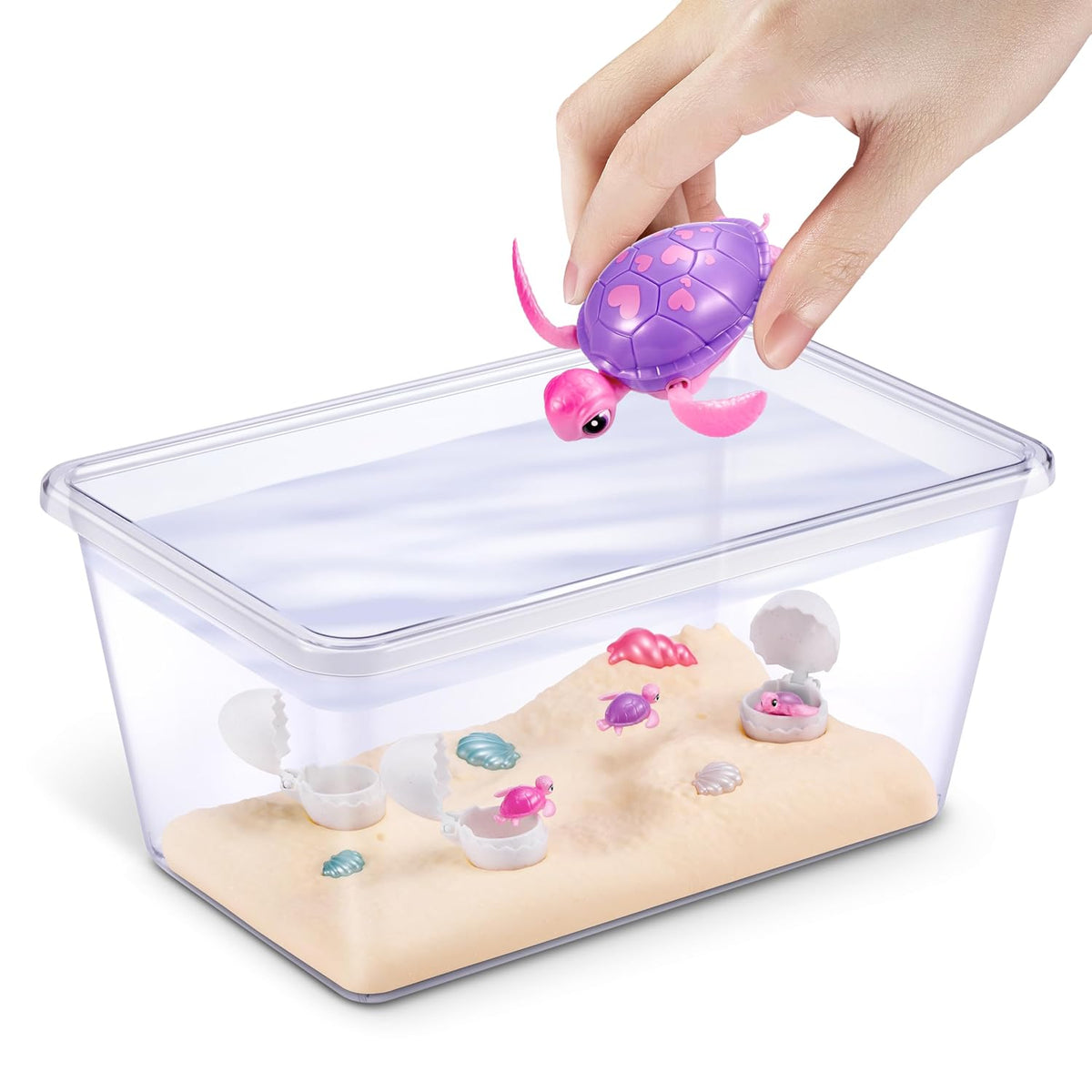 ZURU Pets Alive Turtle Surprise Robot – Interactive Electronic Turtle Toy for Kids