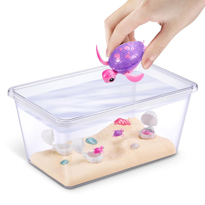 ZURU Pets Alive Turtle Surprise Robot – Interactive Electronic Turtle Toy for Kids