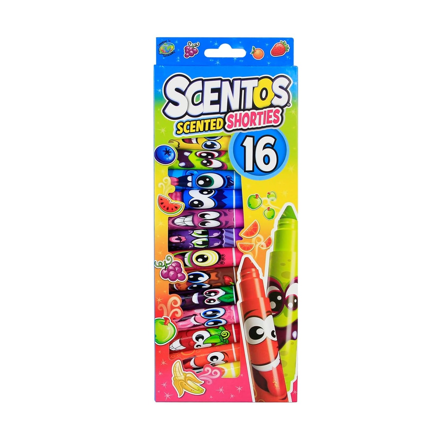 Scentos Non-Toxic Scented Neon gel pens by Fratelli (PACK OF 12)