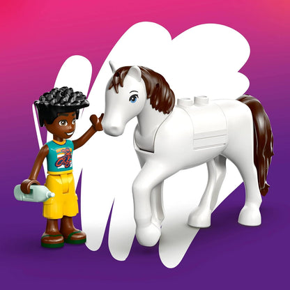 LEGO Friends Animal Vet Clinic - 2 Minidolls, Dog, Bunny, Horse, 2 Cat Figures  42696