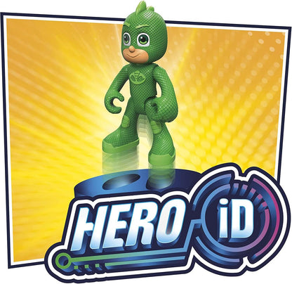 PJ Masks Glow & Go Gekko-Mobile Preschool Toy Vehicle, Gekko Car Light-Up Racer with Gekko Action Figure for Kids Ages 3 and Up