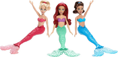 Mattel Disney Princess Ariel Mermaid Fashion Doll & 2 Mermaid Sister Dolls