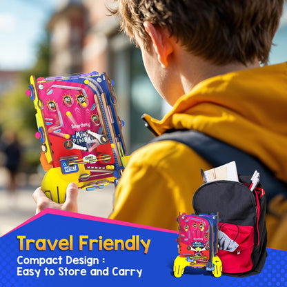 Smartivity Mini Pinball Game for Kids Ages 6-7-8-9-10-11-12 Years | Build Your Own Hand-Held Pinball I Birthday Gift for Boys & Girls | DIY Toy for Kids 6-12 Years Old IScreen Free Play(PACK OF 6)