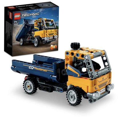 LEGO Technic 42147 Dump Truck Construction Vehicle Building Set, 177 Pieces, 7+