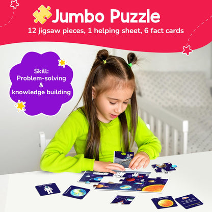 Smartivity 5-in-1 Montessori Play Box Kids 4-6 Years | 5 Educational Activities Kit Birthday Gift for Boys & Girls I Brain Boosting Toy I Builds Vocabulary, Matching, Counting Skils 4,5,6 Years Old(PACK OF 6)