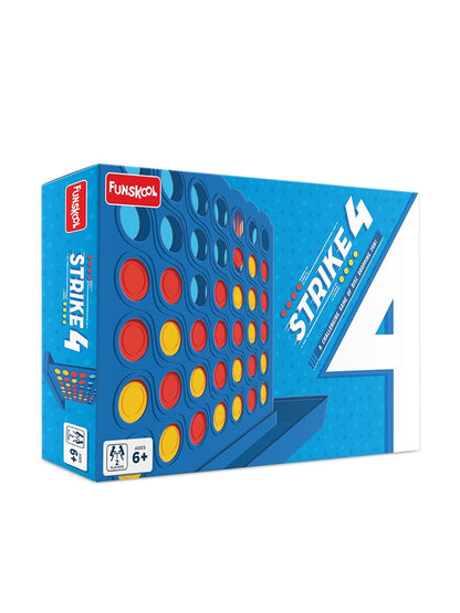 Strike 4, Classic Disc Dropping Game, Strategy Game, Board Game for Kids (PACK OF 8)