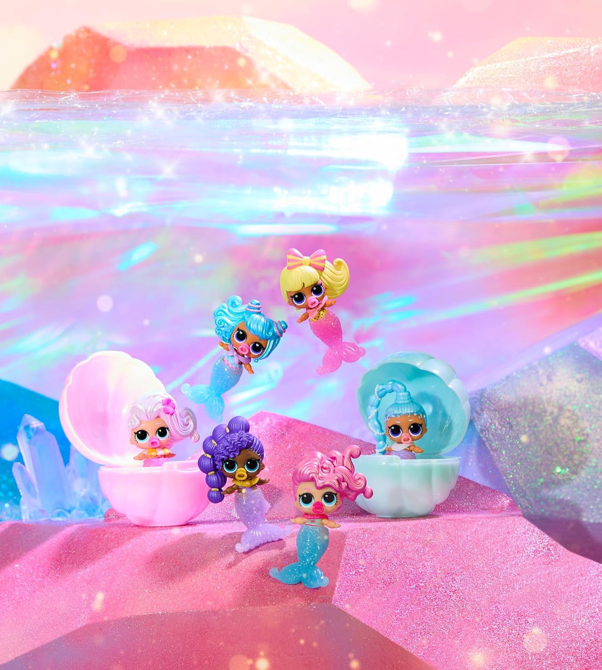 SMALL CLAP Rainbocorns Mermaidcorn Kitten Series 7 – Collectible Plush with Mermaid Surprises