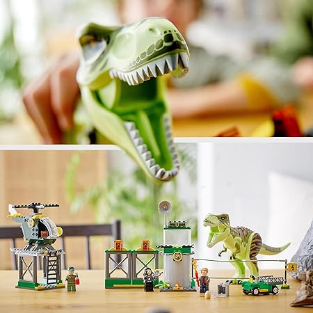 LEGO Jurassic World T. rex Dinosaur Breakout 76944 Building Kit (140 Pieces) Visit the LEGO Store