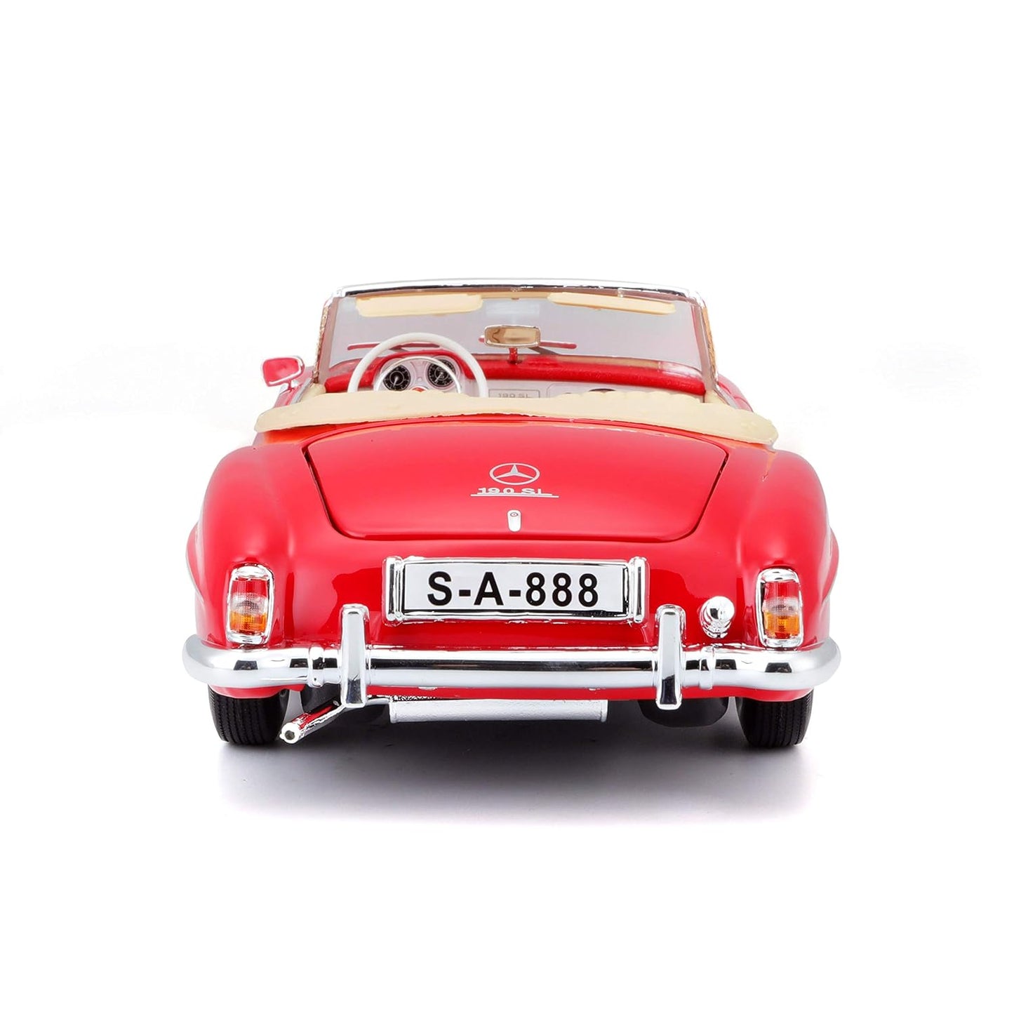 Maisto 1/18 1955 Mercedes-Benz 190SL Diecast Vehicle Red
