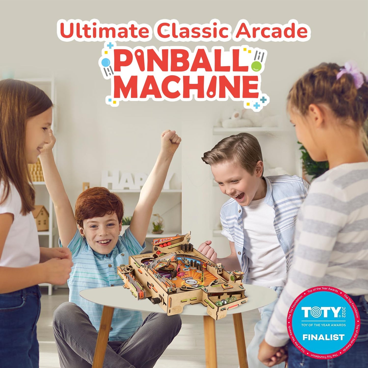 Smartivity Pinball Machine STEM DIY Fun Toy, Educational & Construction based Activity Game Kit for Kids 8 to 14, Best Gift for Boys & Girls(PACK OF 6)