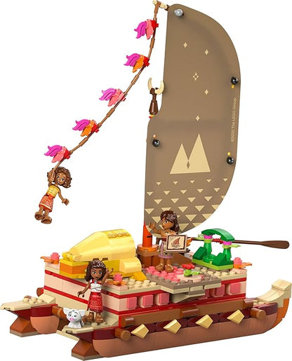 LEGO ǀ Disney Moana’s Adventure Canoe Fantasy Toy Model Kit 43270