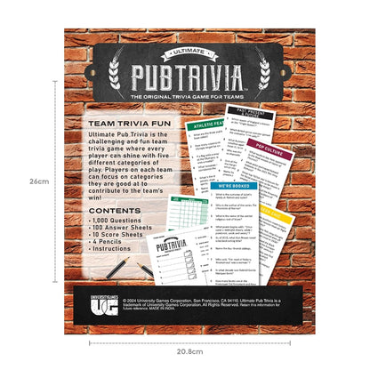 Funskool Ultimate Pub Trivia, Strategy Game, Card Game, Board Game for Kids (PACK OF 6)
