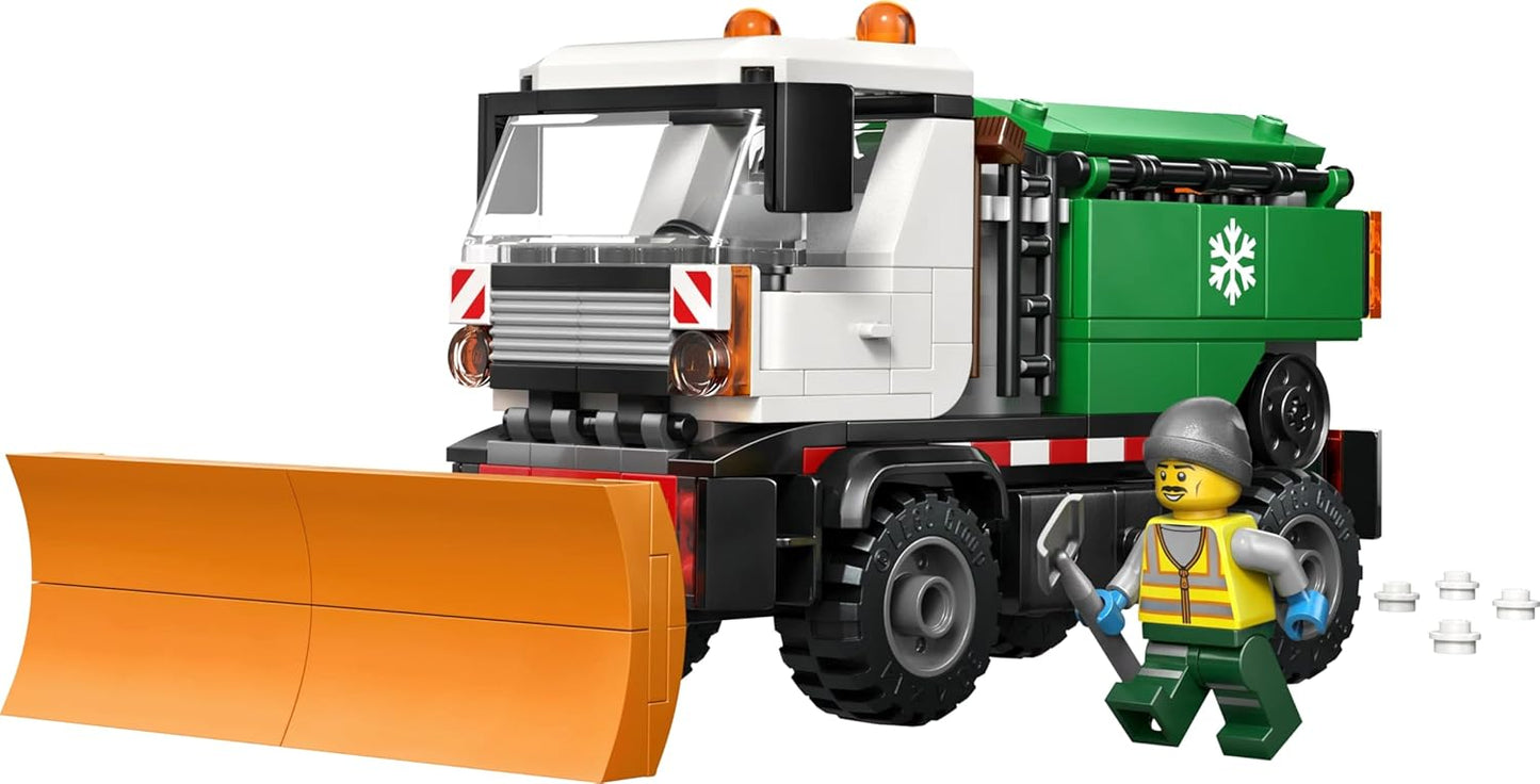 LEGO City Snowplow Truck Toy Vehicle 60490