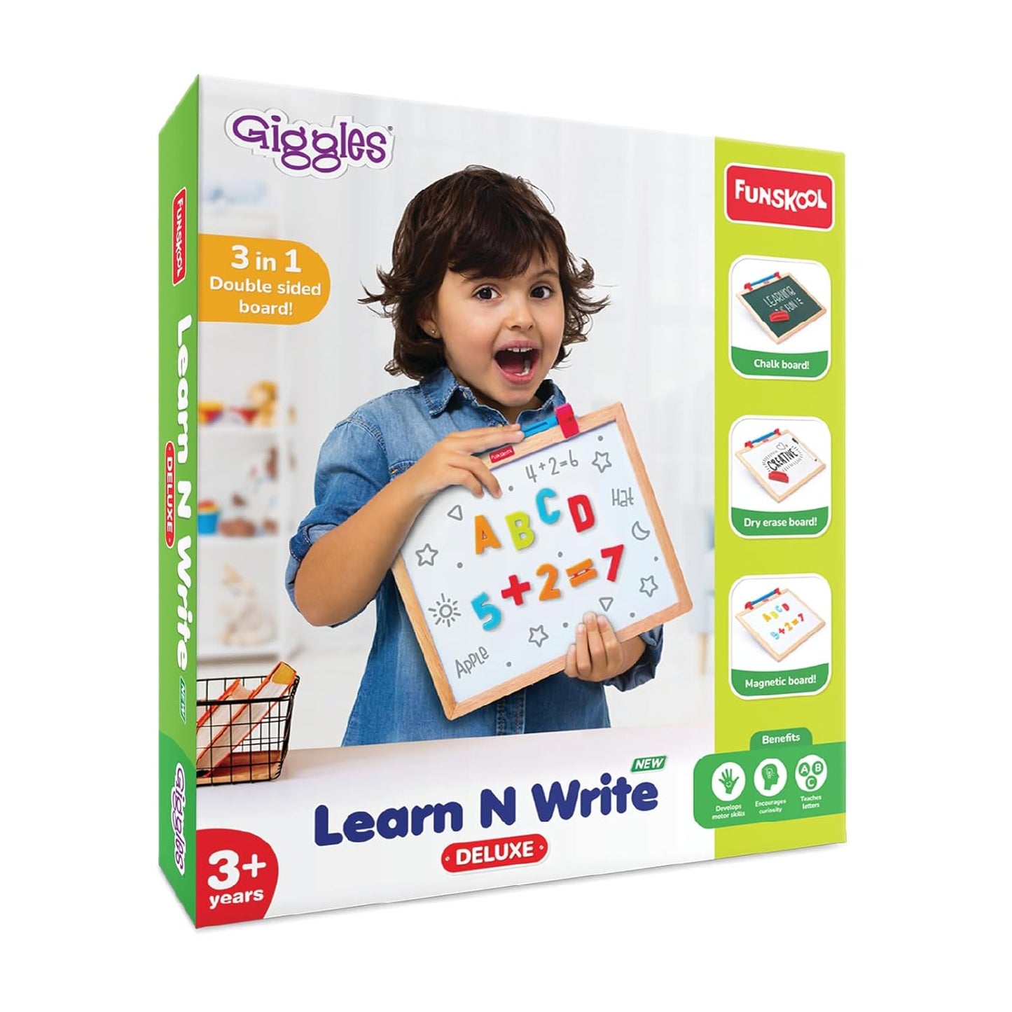 Funskool Giggles Learn N Write Slate Deluxe (PACK OF 6)