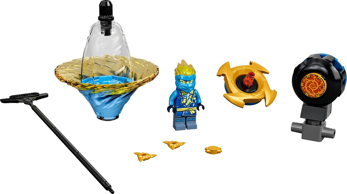 LEGO NINJAGO 70690 Jay’s Spinjitzu Ninja Training Spinner Set, 25 Pieces, 6+