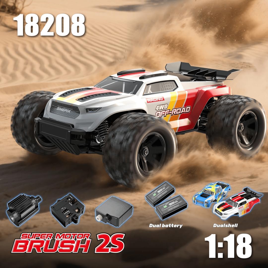 Fenamx MJX Hyper Go 18208 1:18 Scale High-Speed 4WD RC Off-Road Truck