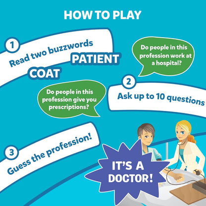 Skillmatics Card Game - Guess in 10 Inspiring Professions, Gifts for 6 Year Olds and Up, Quick Game of Smart Questions, Fun Family Game(PACK OF 5)