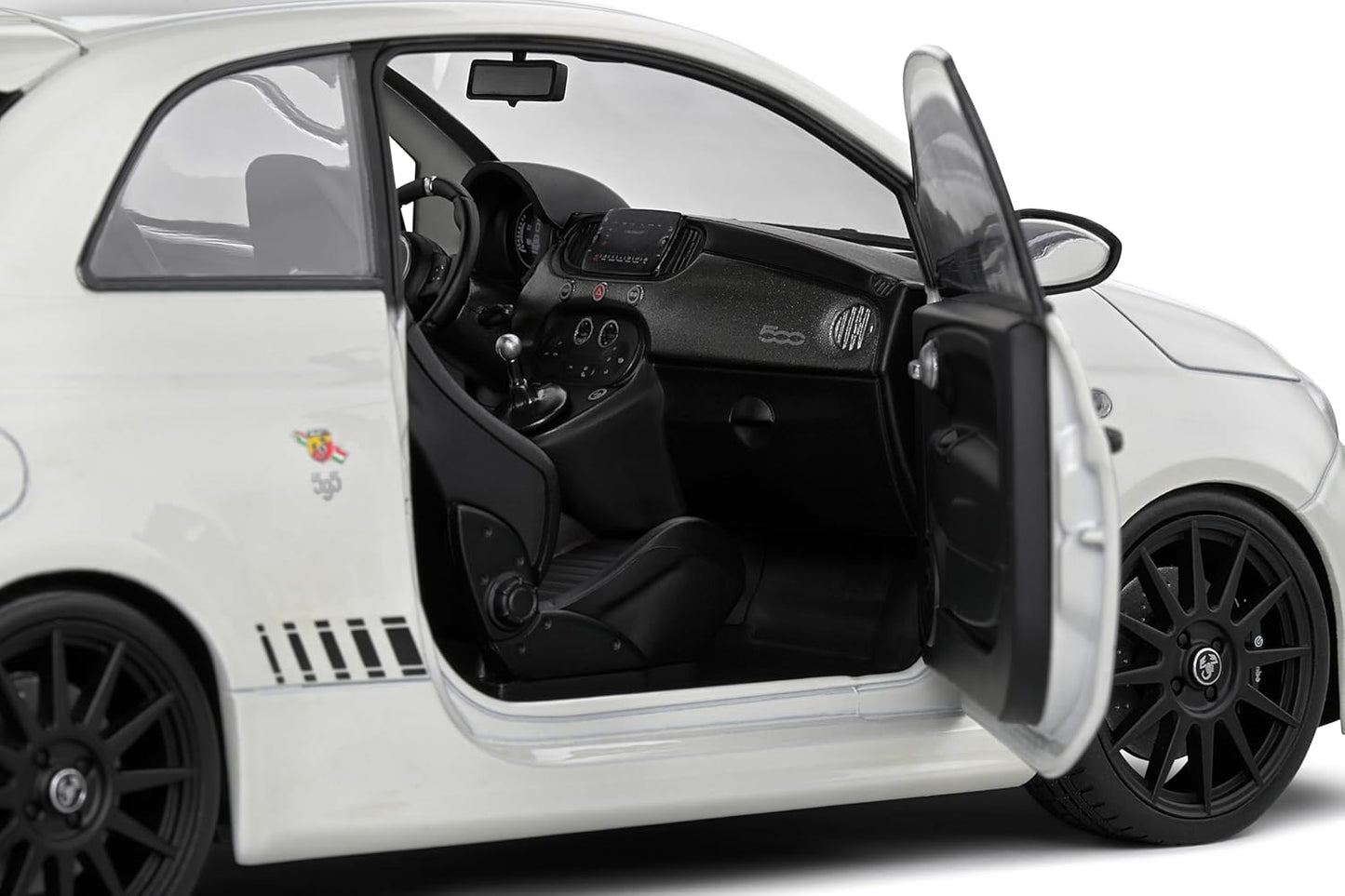 SOLIDO 1:18 Fiat F595 Abarth White 2022
