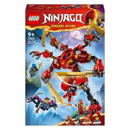 LEGO NINJAGO Kai’s Ninja Climber Mech Toy Set 71812