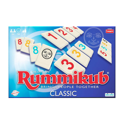Original Rummikub Number, Classic Tile Game for Kids, 2-4 Players, Educational (PACK OF 6)