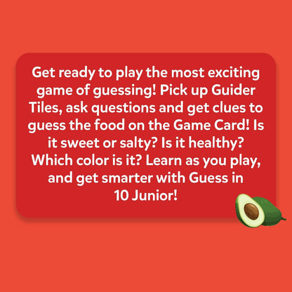 Skillmatics Card Game - Guess in 10 Junior Food We Eat, Quick Game of Smart Questions, Gifts & Fun Learning for Ages 3 to 6(pack of 5)
