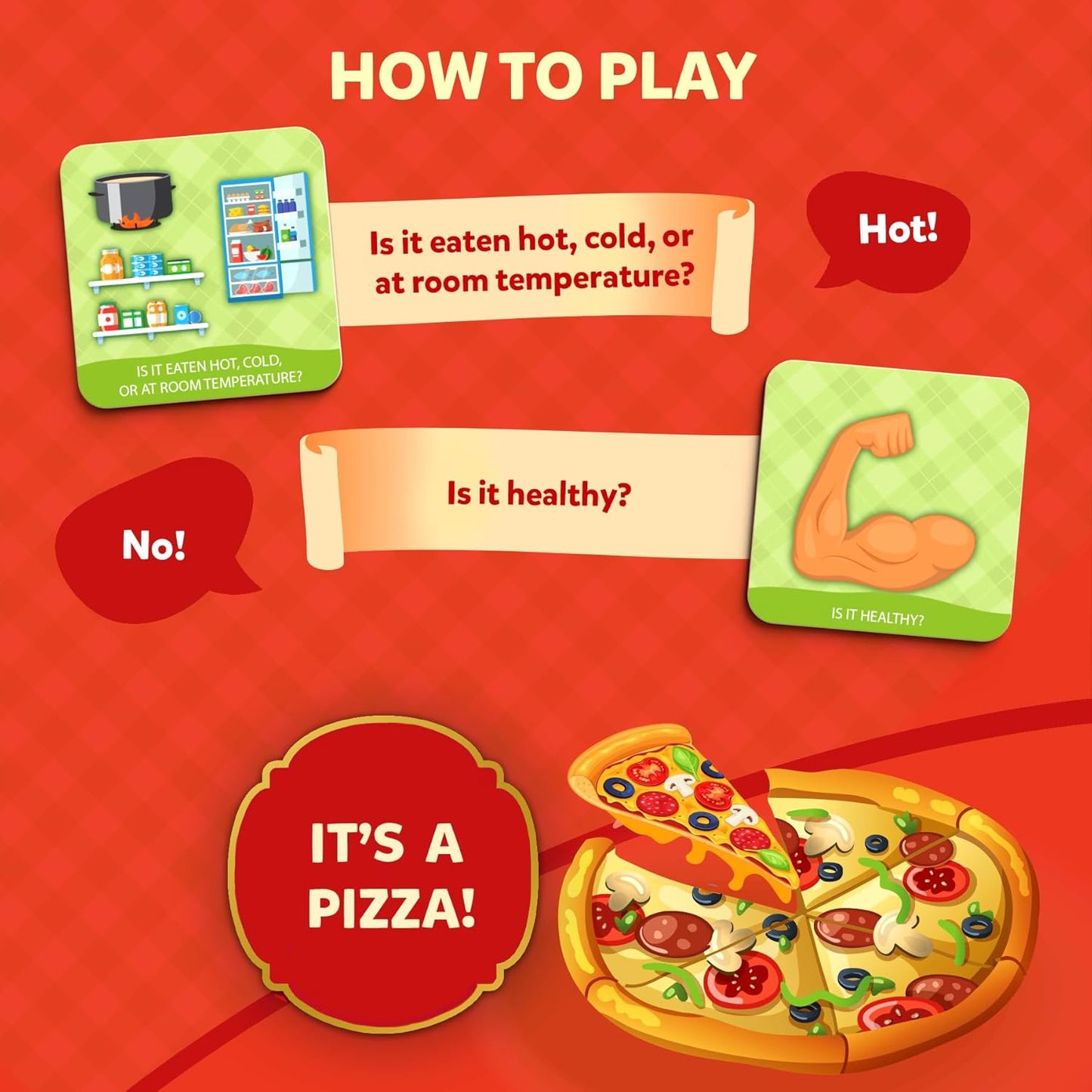 Skillmatics Card Game - Guess in 10 Junior Food We Eat, Quick Game of Smart Questions, Gifts & Fun Learning for Ages 3 to 6(pack of 5)