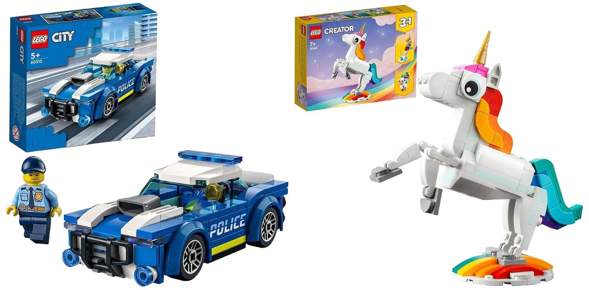 LEGO Creator 3-in-1 Magical Unicorn Building Set 31140, 145 Pieces, Ages 7+