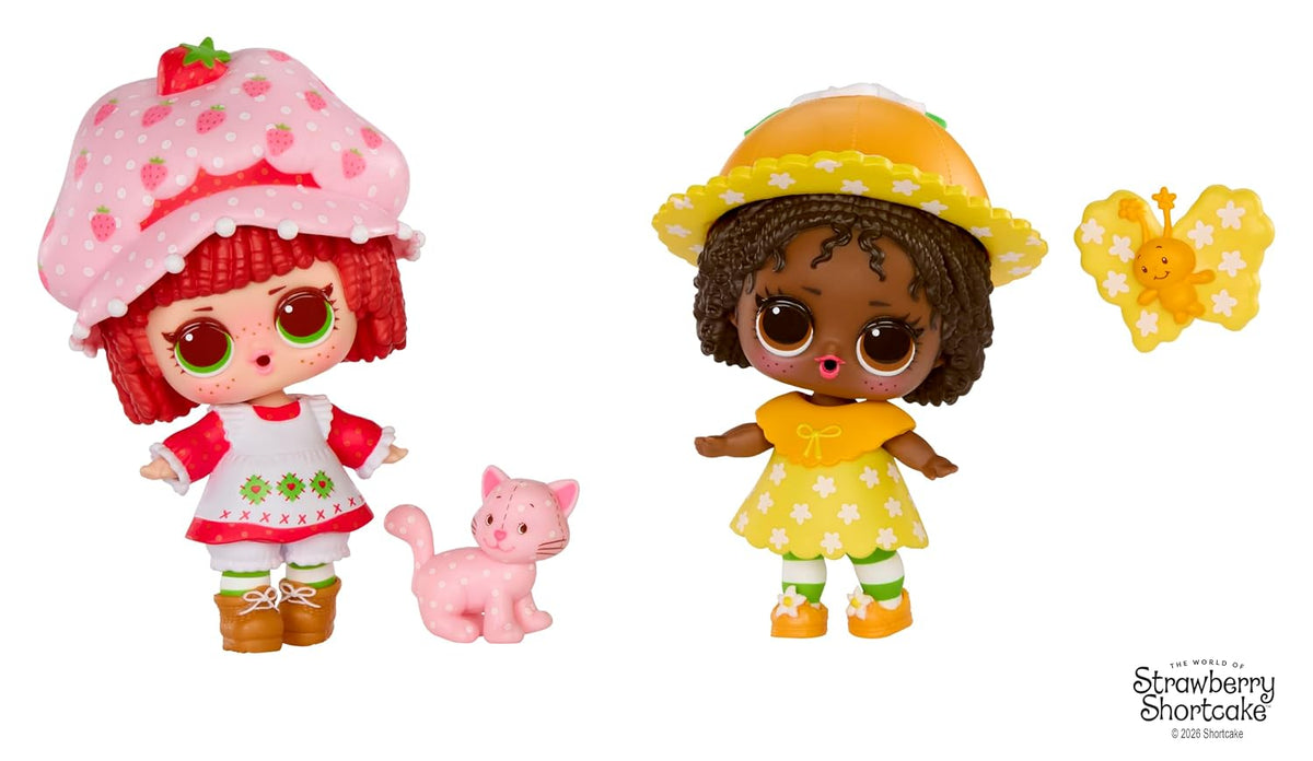 L.O.L. Surprise! Loves Strawberry Shortcake Tots – Scented Surprise Doll with Pet and Transforming Strawberry House