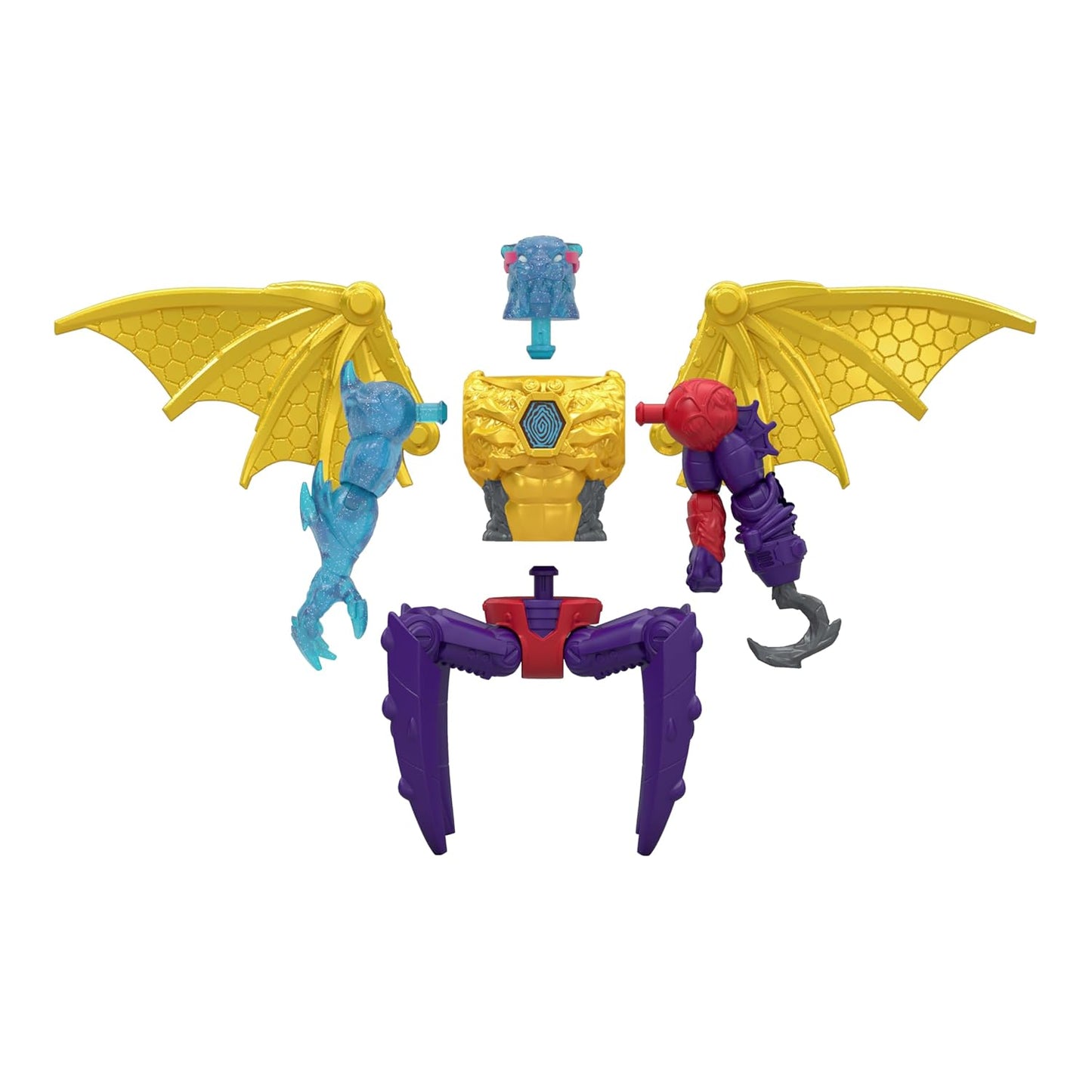MRBEAST LAB Hybrids Multi Pack, Reveal Different Hybrid Parts to Create 2 Mix & Match Action Figures