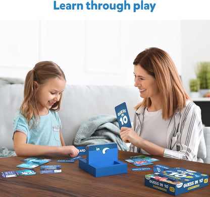 Skillmatics Card Game - Guess in 10 Underwater Animals, Gifts for 8 Year Olds and Up, Quick Game of Smart Questions, Fun Family Game(PACK OF 5)