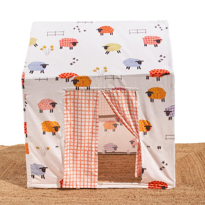 Curious Cub Kids Tent House |Tent for Kids 2 to 5 Years|Play House for Children with Curtains & Easy Setup| Ideal for Screen Free Play Time,Pretend Play,Reading & Sleep Zone| Gift for Children