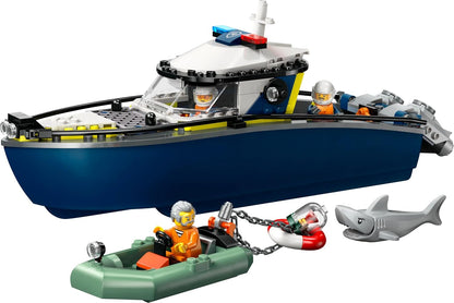 LEGO City 60456 Police Boat & Speedboat Chase Building Set