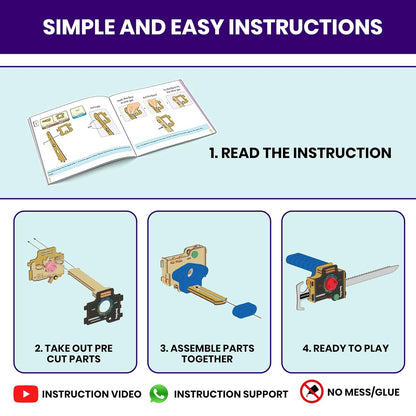 Smartivity Crazy Wheels STEM DIY Fun Toys | Spin Speed - 1800 RPM | Fast Speed, Amazing Stunt & Jump Actions | Educational & Construction based...(PACK OF 6)